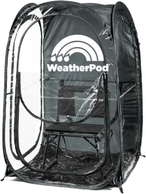 WeatherPod® The Original Shark Tank MyPod™ 1-2 Person Pop-Up Pod - Stay Warm, Dry, and Out of The Sun - Weather Pod for Sports, Rain, or Wind