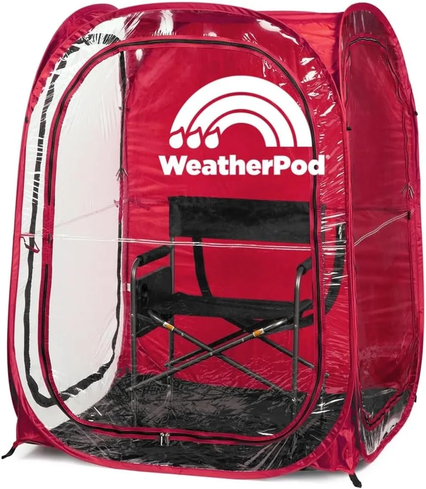 WeatherPod® The Original Shark Tank MyPod™ 1-2 Person Pop-Up Pod - Stay Warm, Dry, and Out of The Sun - Weather Pod for Sports, Rain, or Wind