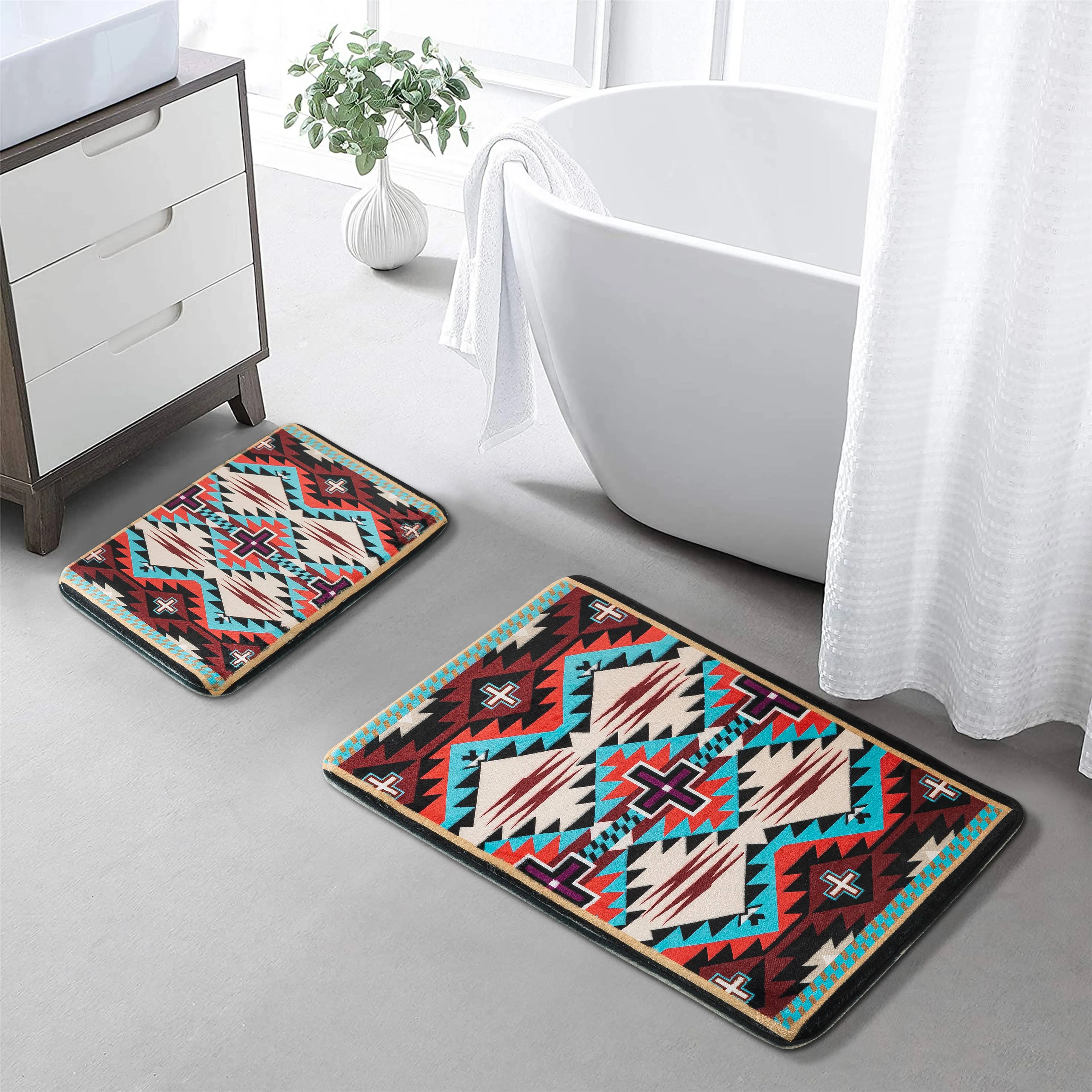 Western 2pc Mat Set