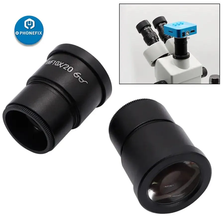 WF 10X 20X Super Widefield Trinocular Microscope Eyepieces (30mm)