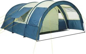 Windproof Family Tent 2 Person Portable Waterproof Tents Ventilated Mesh Windows for Camping Hiking Outdoor Activities Blue