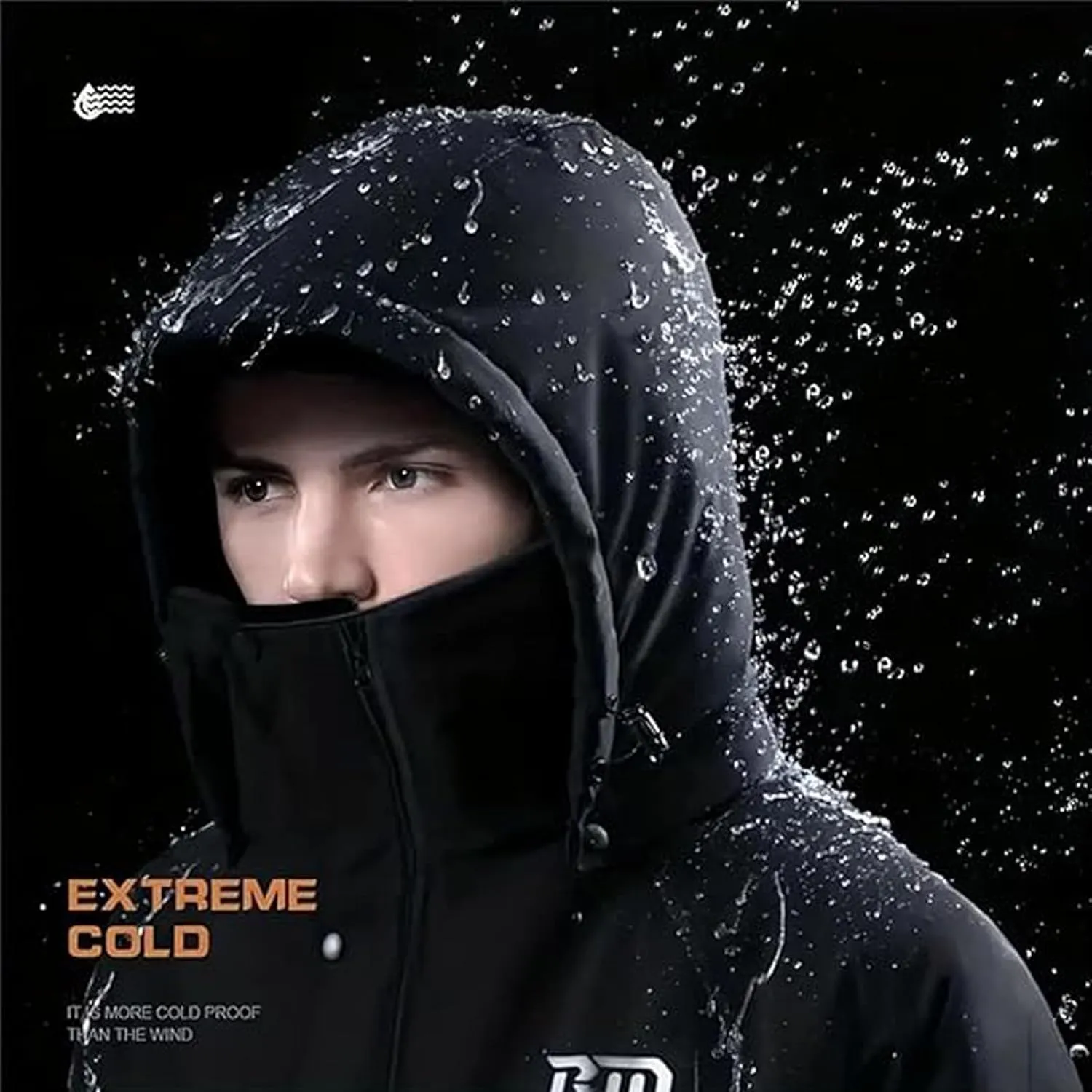Winter Outdoor Riding Insulated Full-Body Suit, Overoles para El Frío para Hombre, Waterproof & Windproof Snow Suit