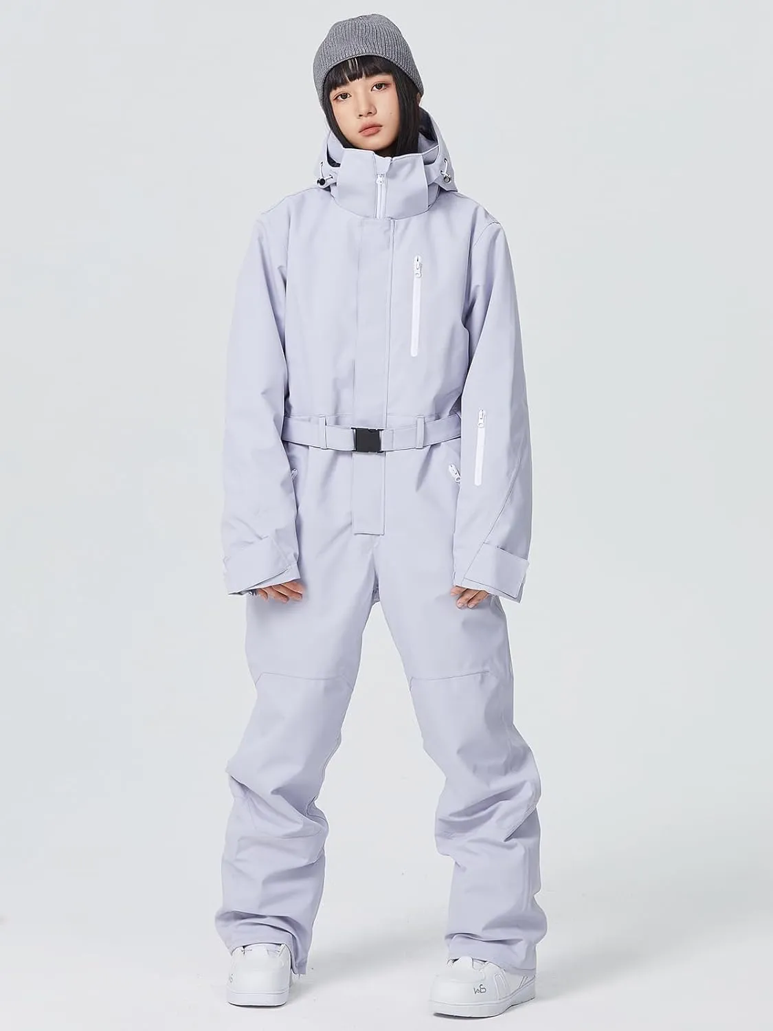 Women and Men's One Piece Ski Suit Waterproof Insulated Snowboard Jacket Snow Suit Winter Outdoor Snowsuit