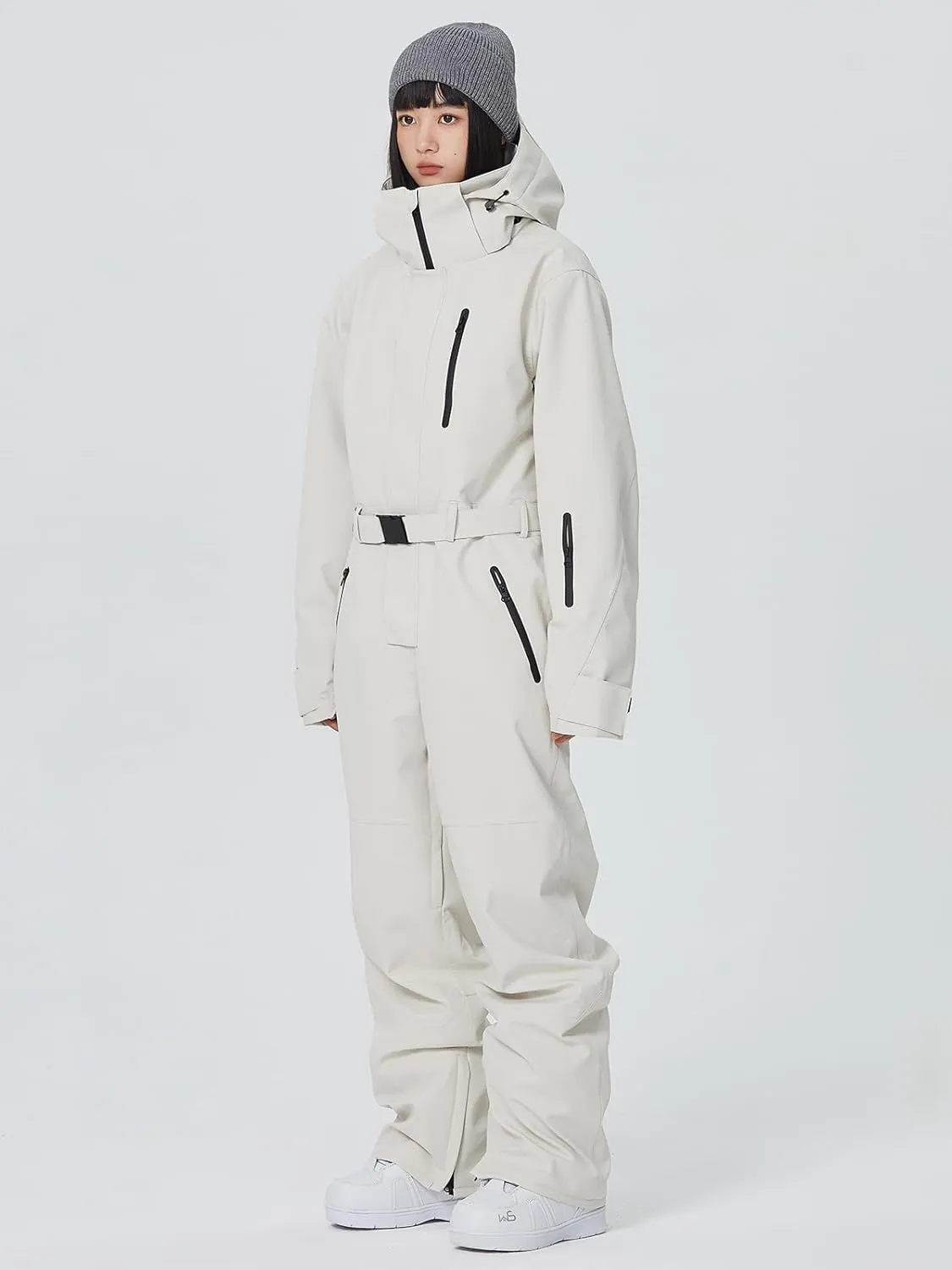Women and Men's One Piece Ski Suit Waterproof Insulated Snowboard Jacket Snow Suit Winter Outdoor Snowsuit