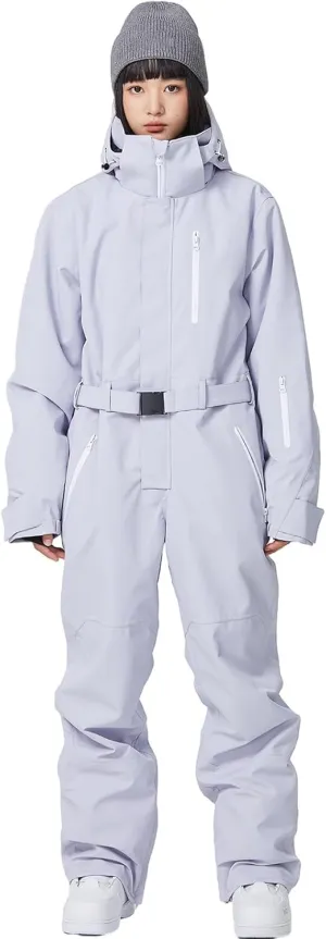 Women and Men's One Piece Ski Suit Waterproof Insulated Snowboard Jacket Snow Suit Winter Outdoor Snowsuit