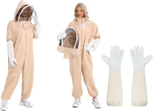 Women bee Keeper Suit &bee Suits for Men Sting Proof and Gloves