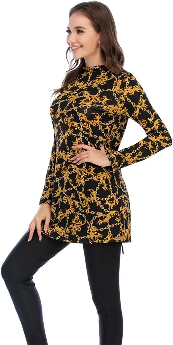Women Muslim Burkini Swimsuits Modest Swimwear Islamic Long Sleeve Full Cover Hijab Dress Top Swim Pants ​Bathing Suit