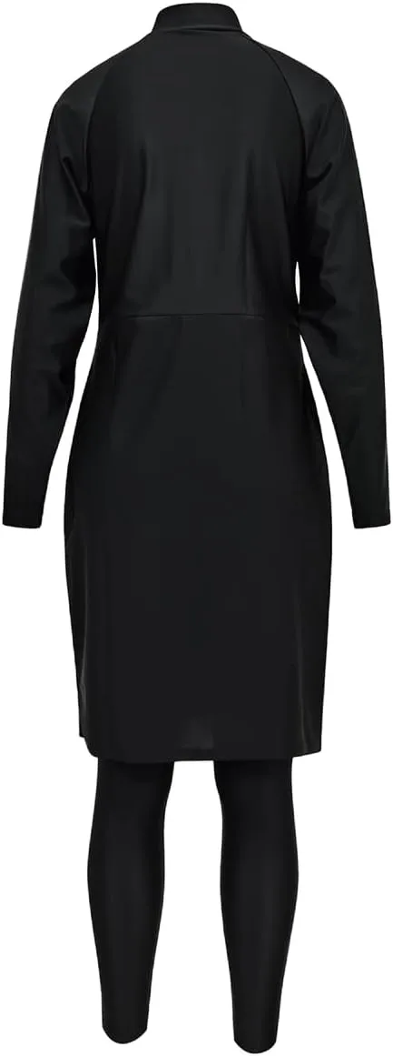 Women Muslim Burkini Swimsuits Modest Swimwear Islamic Long Sleeve Full Cover Hijab Dress Top Swim Pants ​Bathing Suit