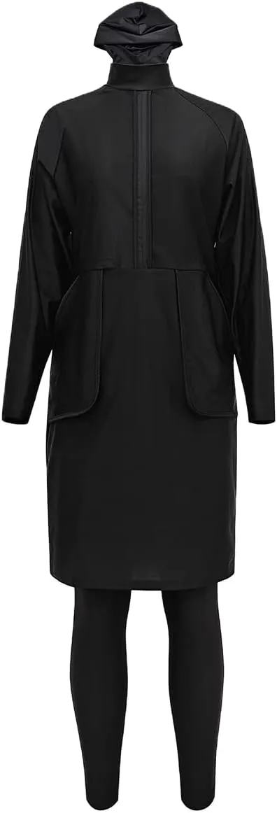 Women Muslim Burkini Swimsuits Modest Swimwear Islamic Long Sleeve Full Cover Hijab Dress Top Swim Pants ​Bathing Suit
