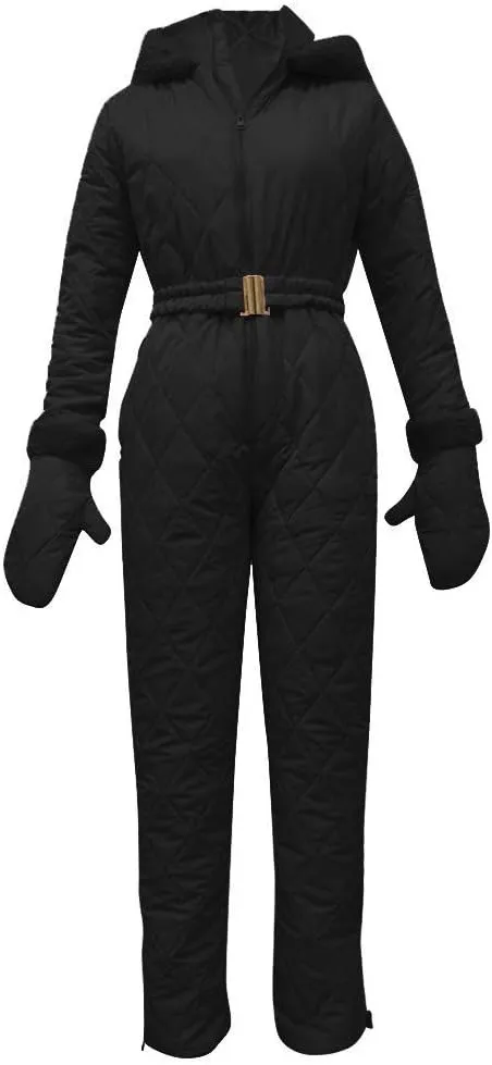 Women Ski Suits One Piece Snow Suits Waterproof Windproof Men Snowsuit Insulated Ski Jumpsuit for Snow Sports