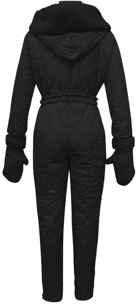 Women Ski Suits One Piece Snow Suits Waterproof Windproof Men Snowsuit Insulated Ski Jumpsuit for Snow Sports
