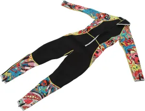 Womens UV-Proof Wetsuit Breathable Keep Warmth Chinlon Surfing Swimsuit for Women (M)