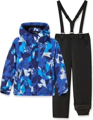 WULFUL Kids Ski Jacket Pants Suits Waterproof Snow Suit Windproof Winter Ski Suit Boys and Girls