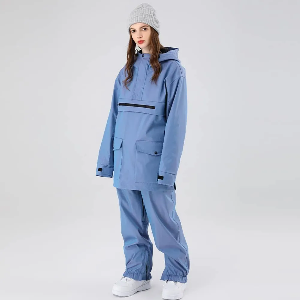 YEEFINE Men and Women's Ski Suit Snowboard Suits Unisex Winter Outdoor Waterproof Ski Jacket and Pants Set Snowsuits Overalls