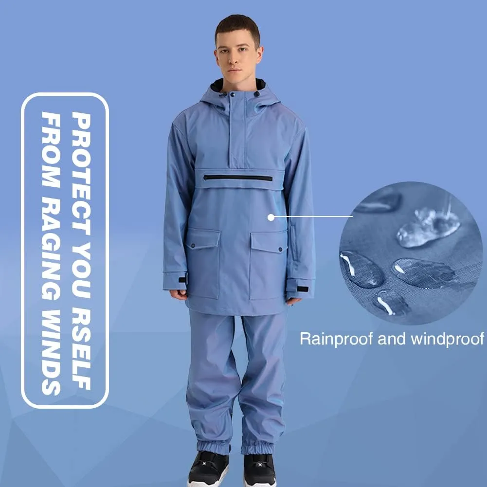 YEEFINE Men and Women's Ski Suit Snowboard Suits Unisex Winter Outdoor Waterproof Ski Jacket and Pants Set Snowsuits Overalls