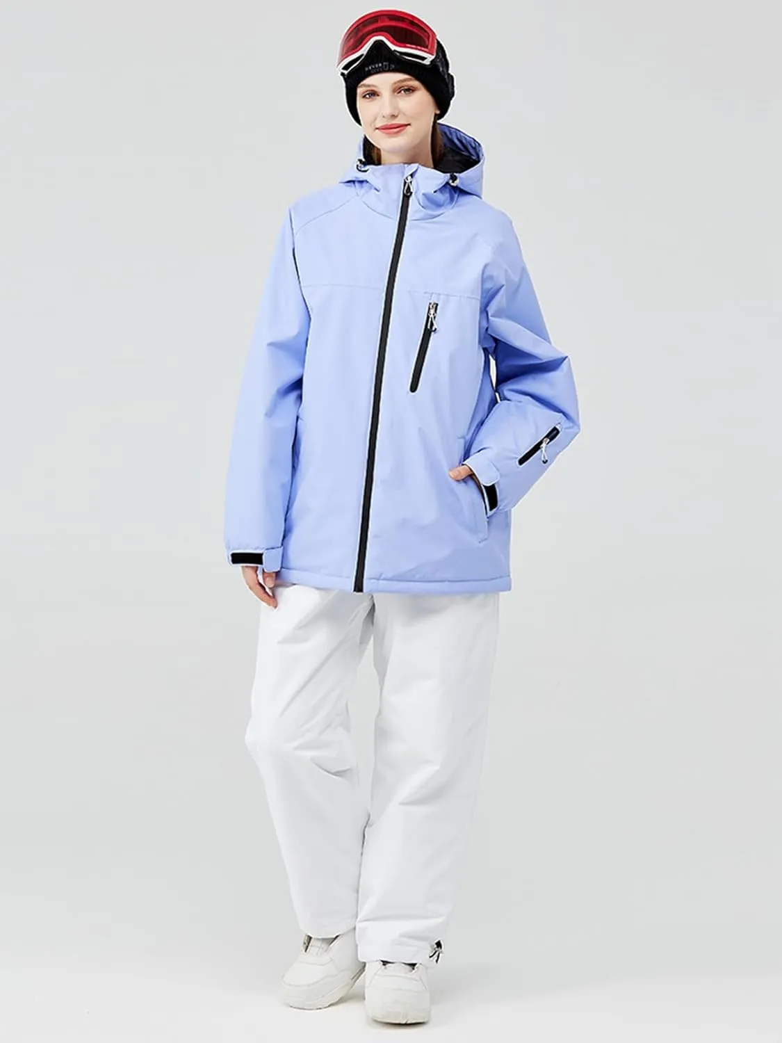 YEEFINE Women&Men's Ski Suit Two Pieces Snowsuits Snowboarding Waterproof Suits Warm Winter Outdoor Jacket and Pants