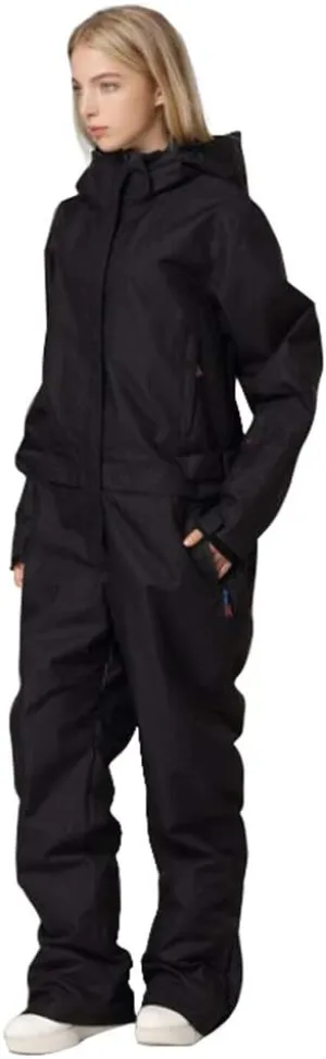 YEEFINE Women's Ski Suit One Piece Snowsuits Jumpsuits Winter Waterproof Snowboard Suits
