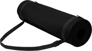 Yoga Mat 1/2-Inch Extra Thick High-Density Exercise Mat with Non-Slip Surface & Carry Strap for Men & Women Tear-Resistant Pilates Workout Mat for Home Gym, Floor Fitness