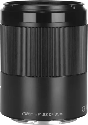 Yongnuo YN85MM F1.8Z DF DSM Lens, Full Frame Auto Focus Medium Telephoto Prime Lens, for Nikon Z Mount Mirrorless Cameras Black