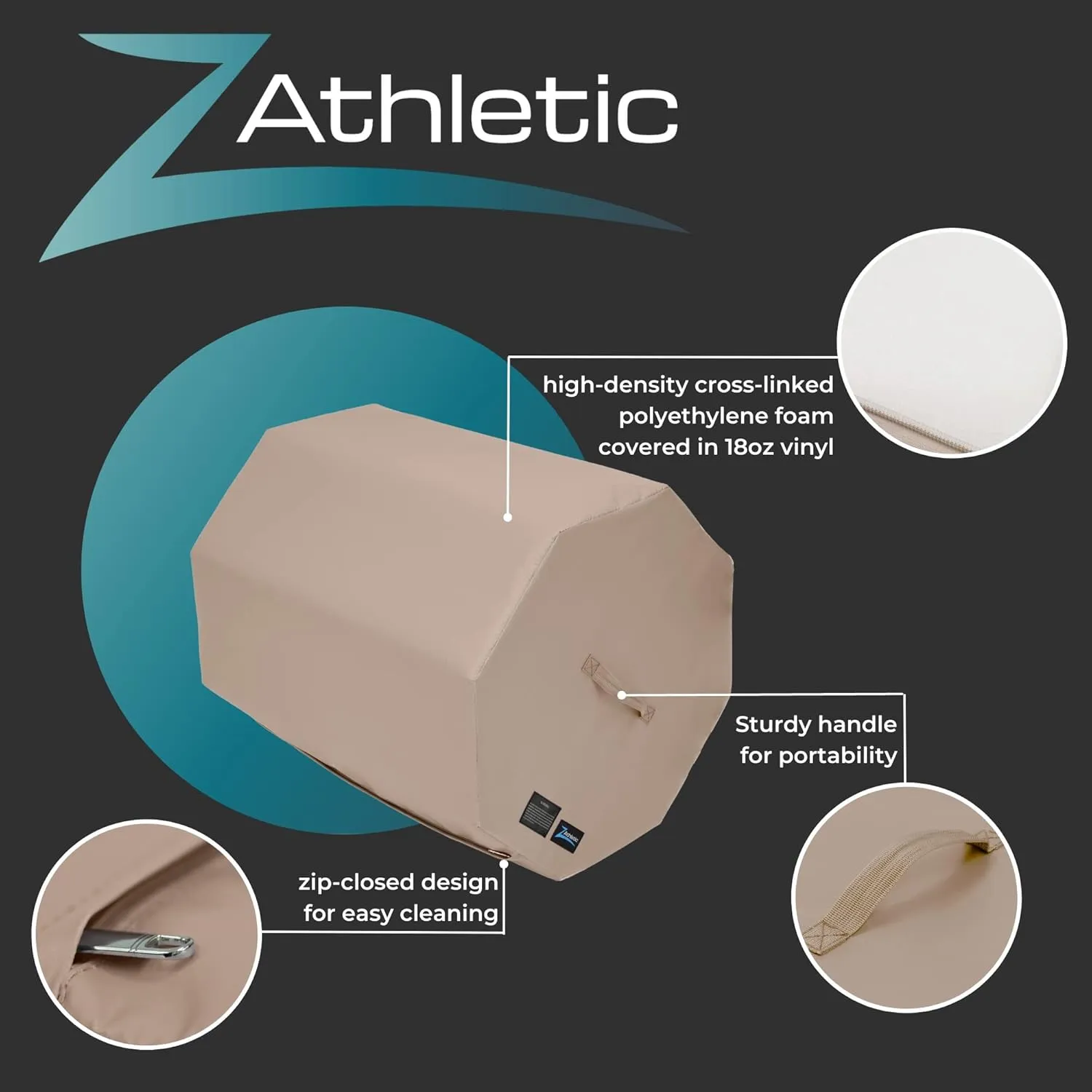 Z Athletic Octagon Mat for Gymnastics