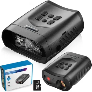 ZentOy Night Vision Binoculars for Adults, 5X Optical & 3X Digital Zoom, 984ft/300M Viewing Range Night Vision Goggles with 3"" LCD Screen Take HD 4K Photos/1080p Videos for Hunting Camping Security