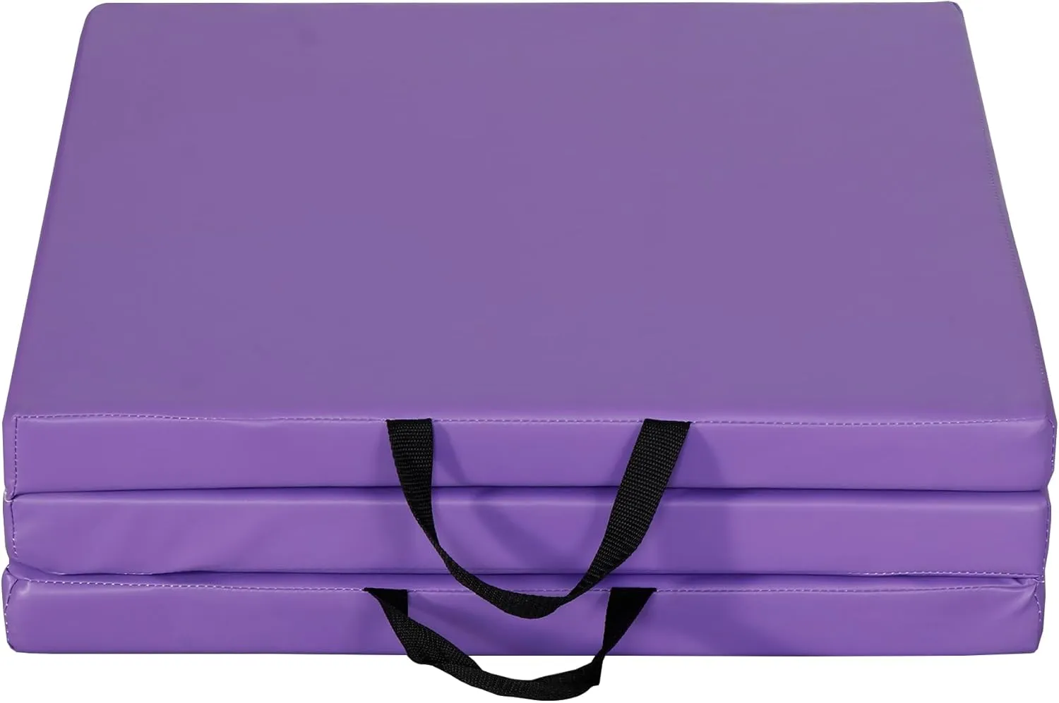 ZENY 2’’ Thick Tri-fold Folding Gym Exercise Mat Extra Thick Gymnastics Mat Tumbling Mat with Carrying Handles for Home Workout, Core Workouts, Stretching, MMA, Yoga