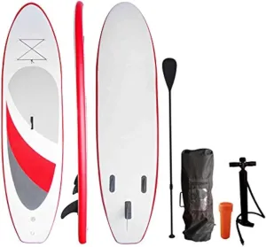 ZONEMEL Inflatable Stand up Paddle Board, 10' Paddleboard SUP with All Accessories, Wide Stance, Non-Slip Deck Standing Boat for Youth & Adult